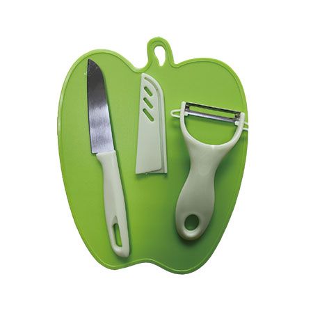 CK6172 - KIT 3 UTENSÍLIOS PLÁSTICO PP E AÇO INOX 17,7CM X 22CM X 0,3CM