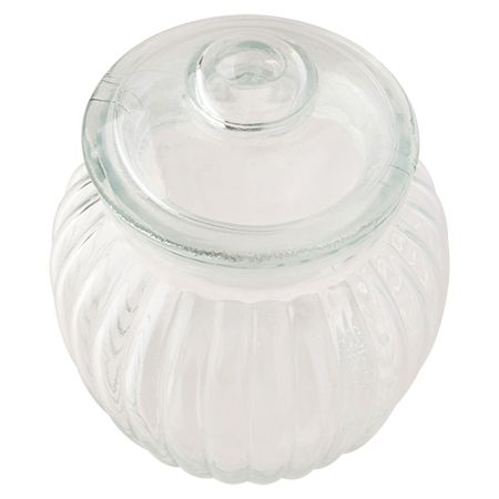 CK6429 - POTE VIDRO HERMÉTICO 600ML 10,5CM X 10,5CM X 13,5CM