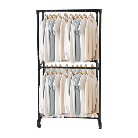 CK6616 - ARARA CLOSET 10KG TNT, FERRO E PLÁSTICO 80CM X 42CM X 180CM