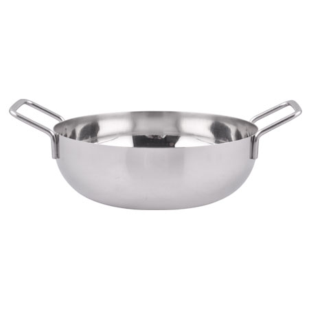 CK6670 - MINI CAÇAROLA  PARA SERVIR AÇO INOX 18CM X 13CM X 4,5CM