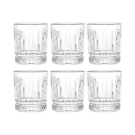 CK6796 - KIT 6PCS COPOS DE WHISKY 273ML VIDRO 8CM X 8CM X 9,1CM