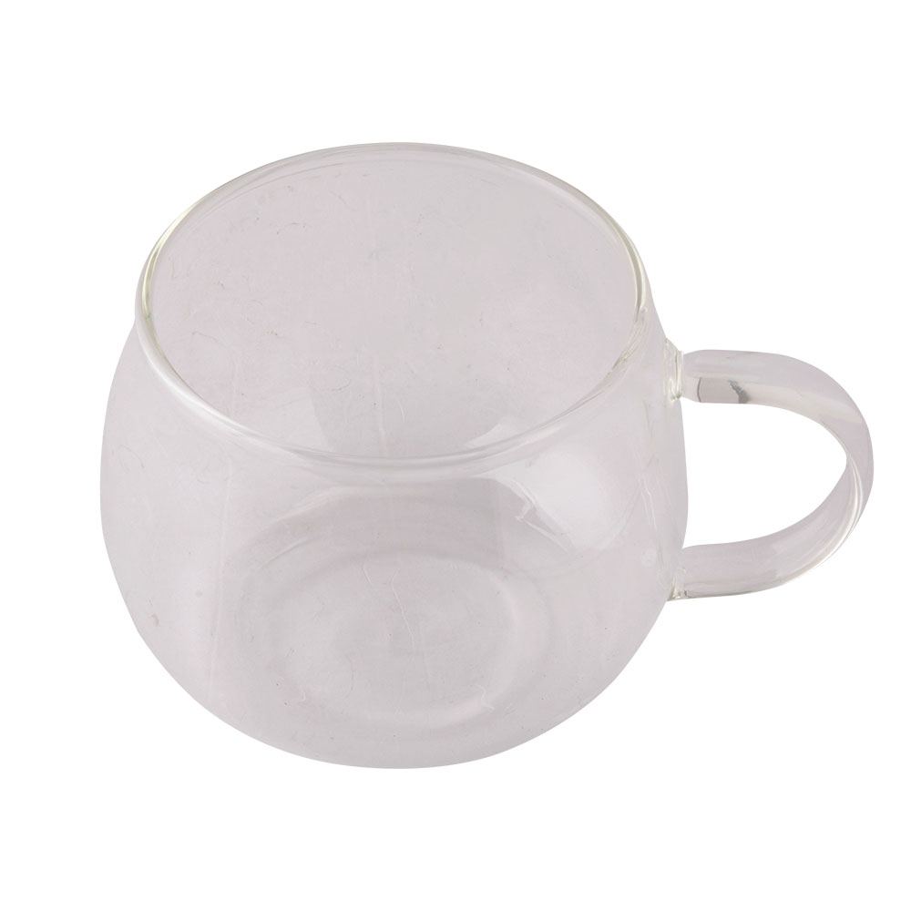 CK6799 - CANECA 320ML VIDRO 8,2CM X 8,2CM X 7,1CM