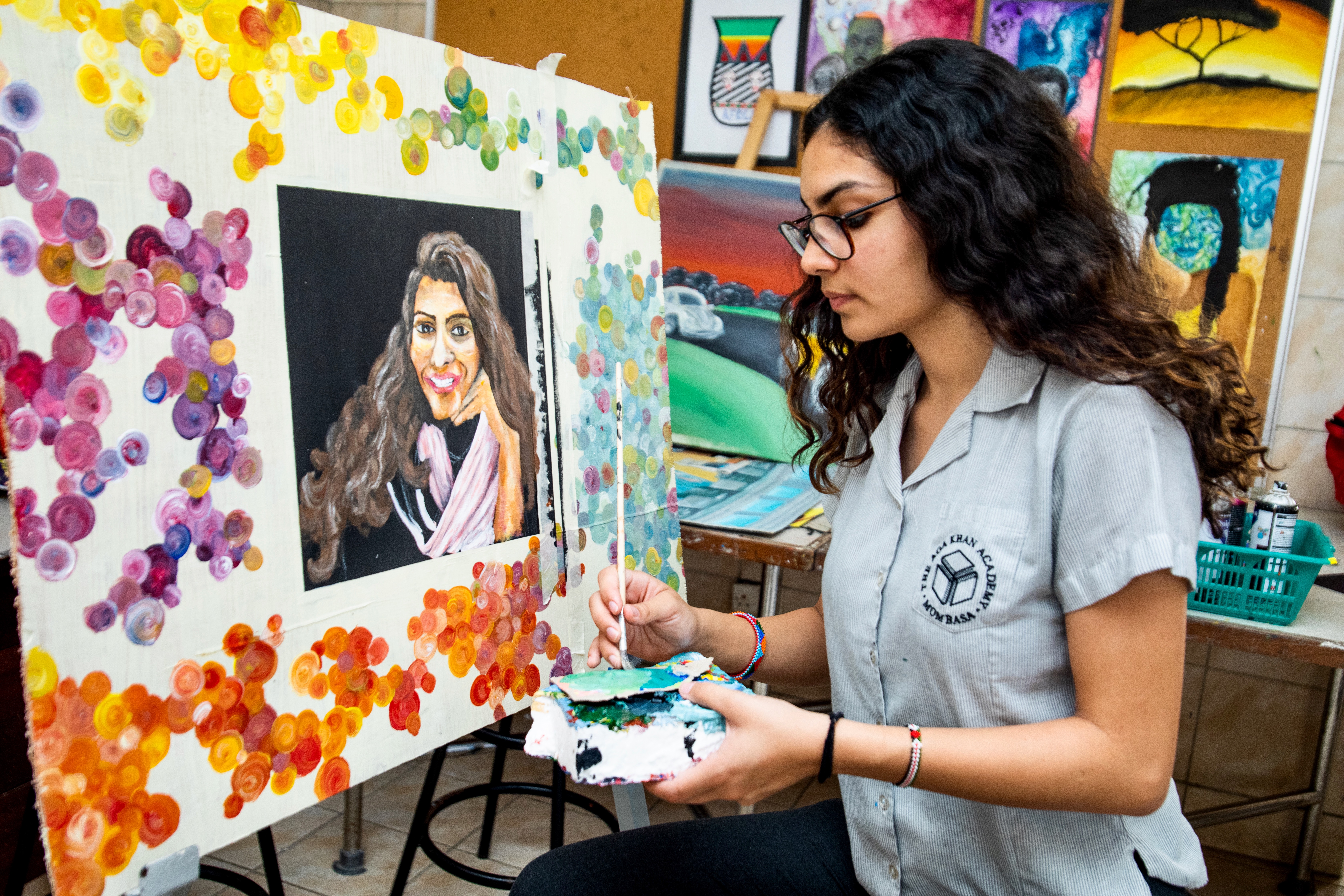 DP2 student painting