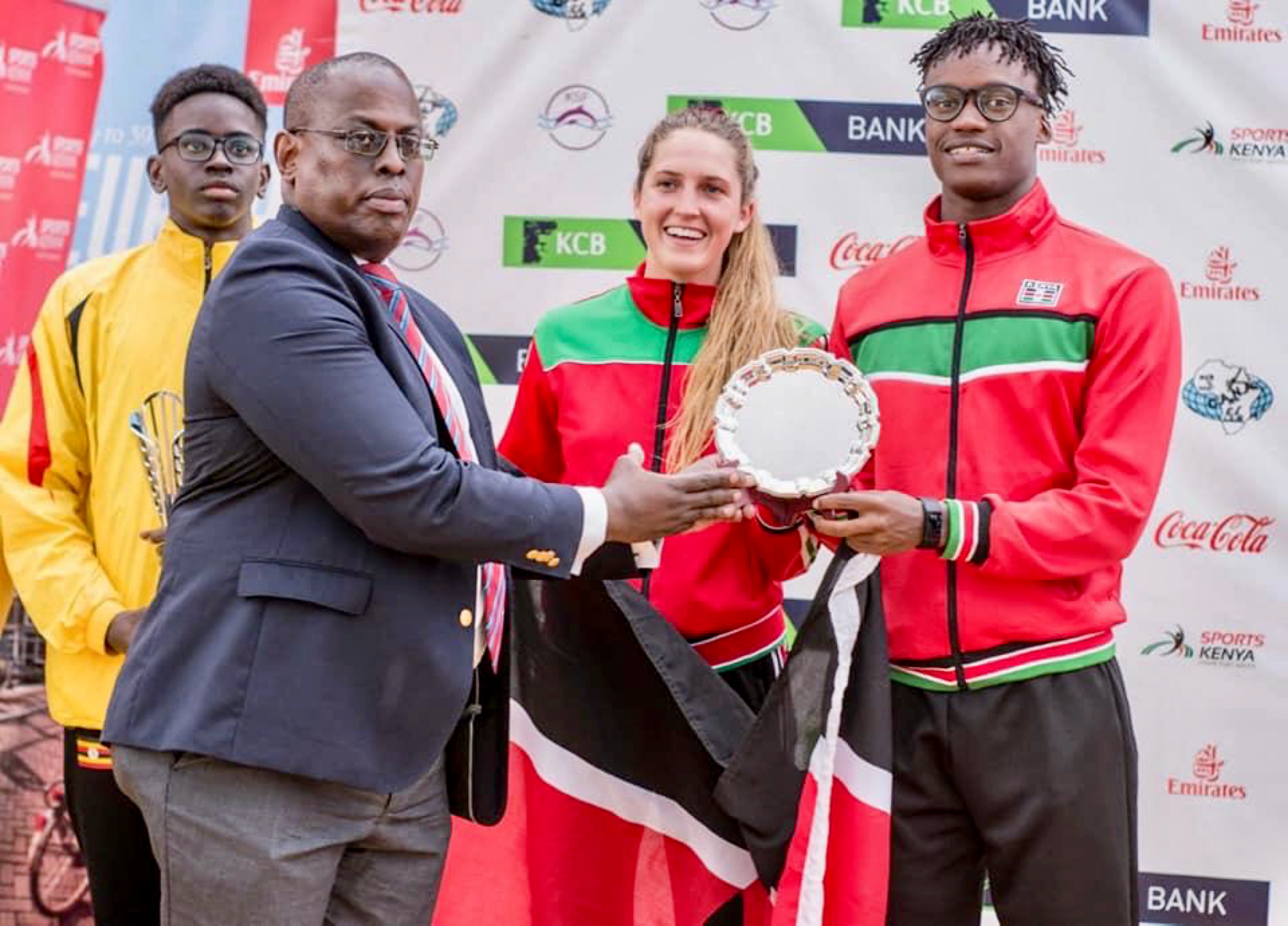 Kirunda Kinuthia at the CANA Zone III Championships in 2019.