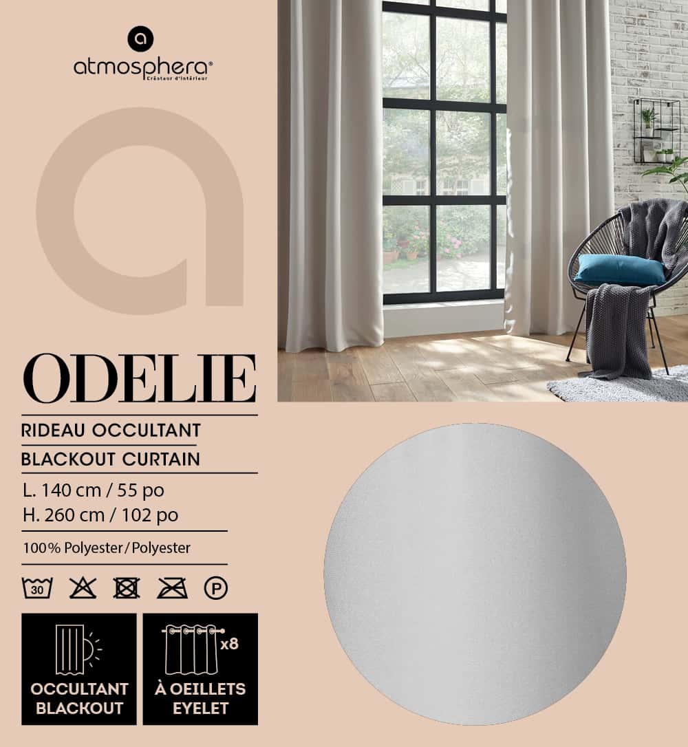 Rideaux occultants ODELIE