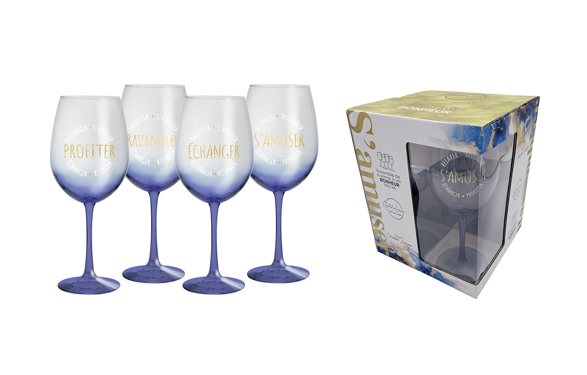 Duo verres à GIN «Chin Gin» – Collection Chantal Lacroix