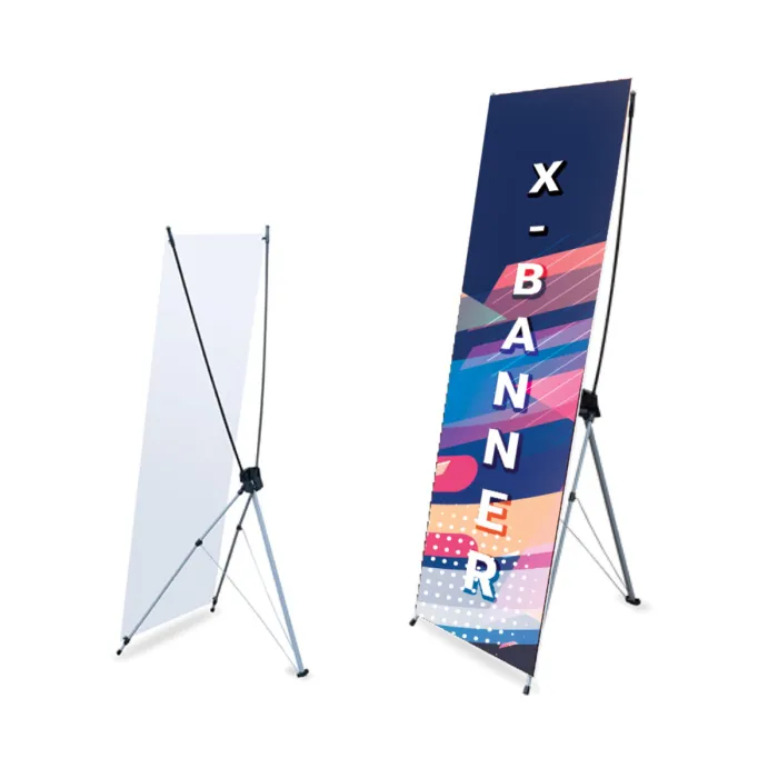 X-Banner personalizado colorido