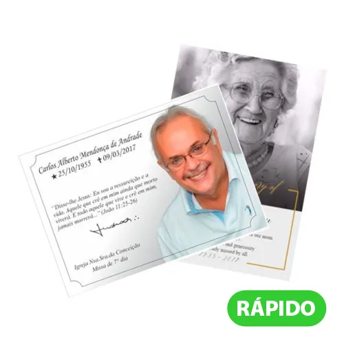 Santinho médio missa de sétimo dia entrega rápida