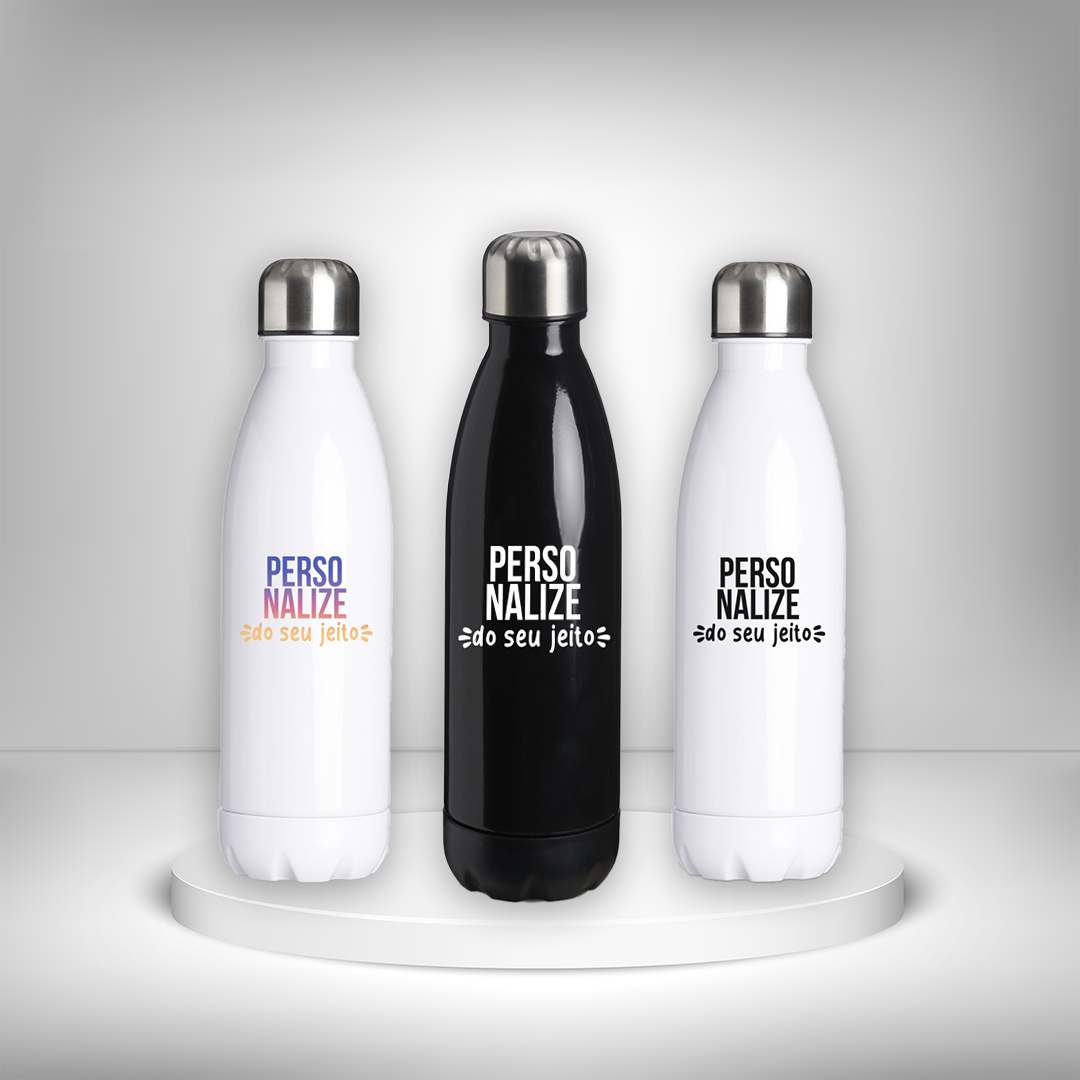 Squeeze de plástico personalizada com tampa de alumínio 700 ml