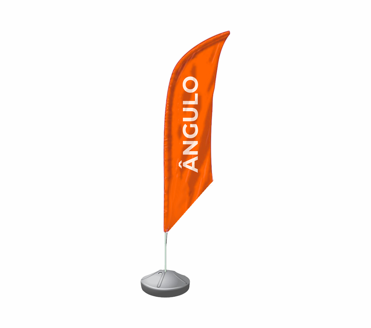 Wind banner ângulo personalizado colorido