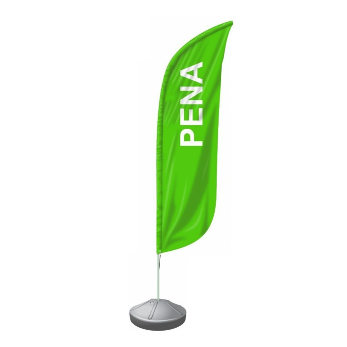 Wind banner pena personalizado colorido