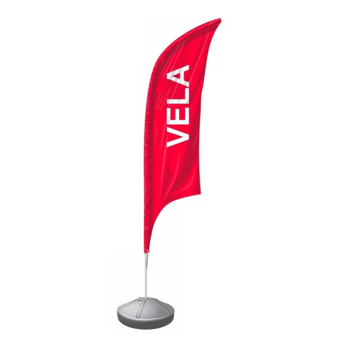 Wind banner vela personalizado colorido