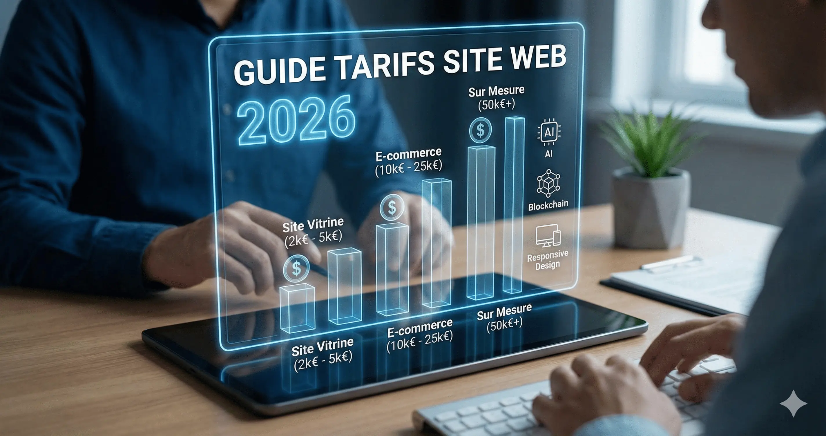 Prix création site internet en 2026 : guide complet des tarifs