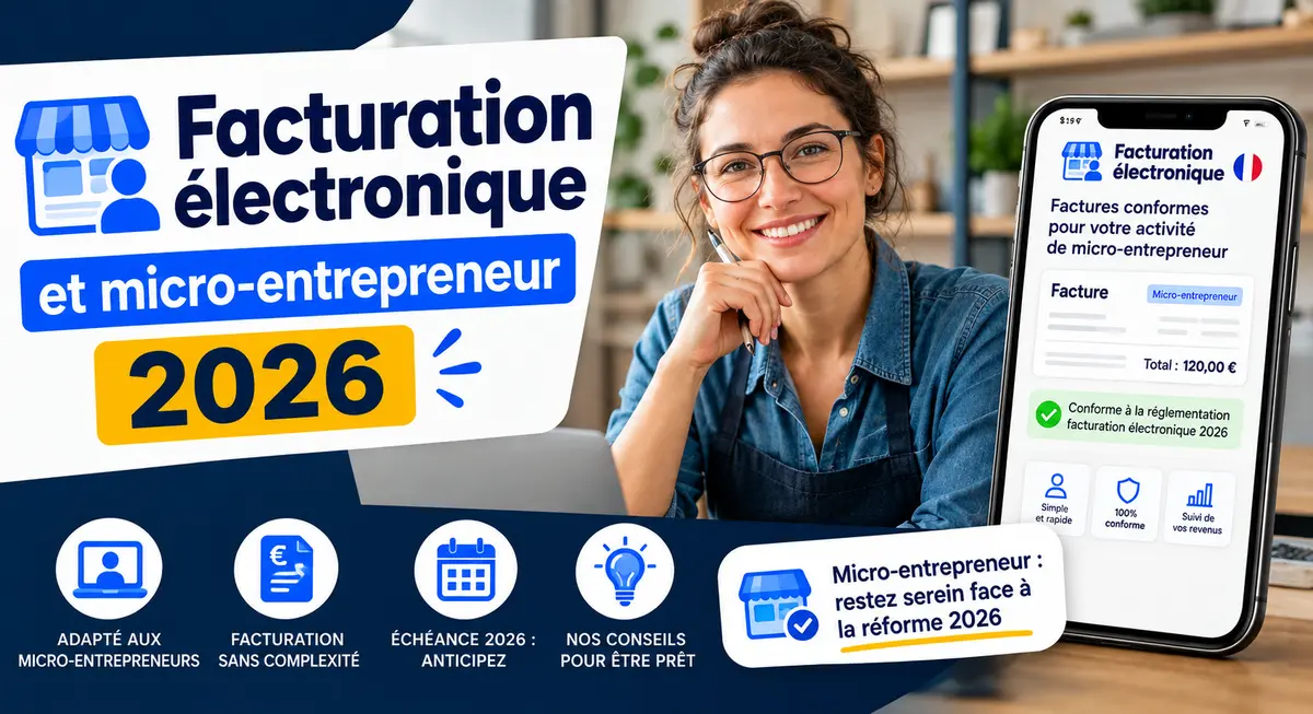 Facturation électronique et micro-entrepreneur 2026