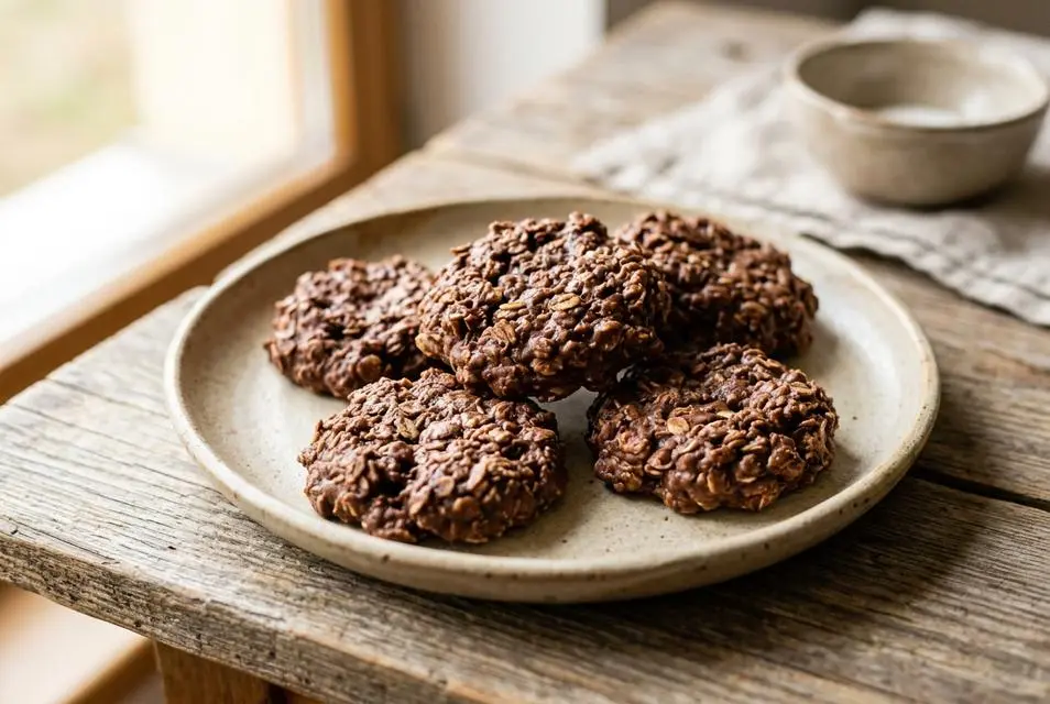 No-Bake Chocolate Oatmeal Cookies