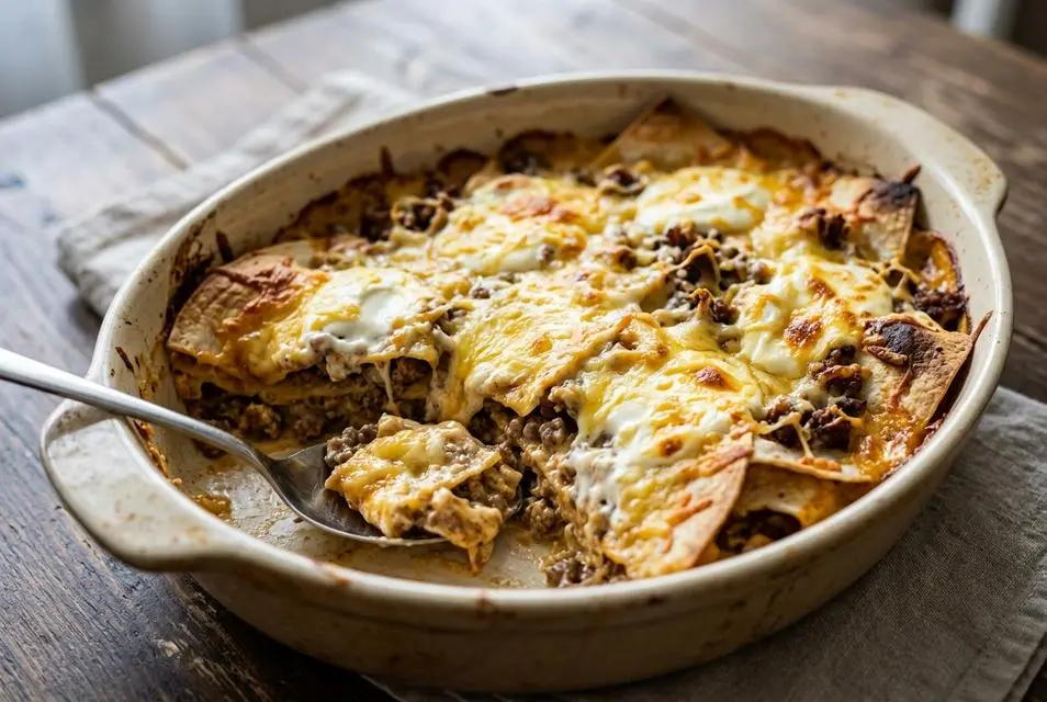 Krémová burrito zapekanka
