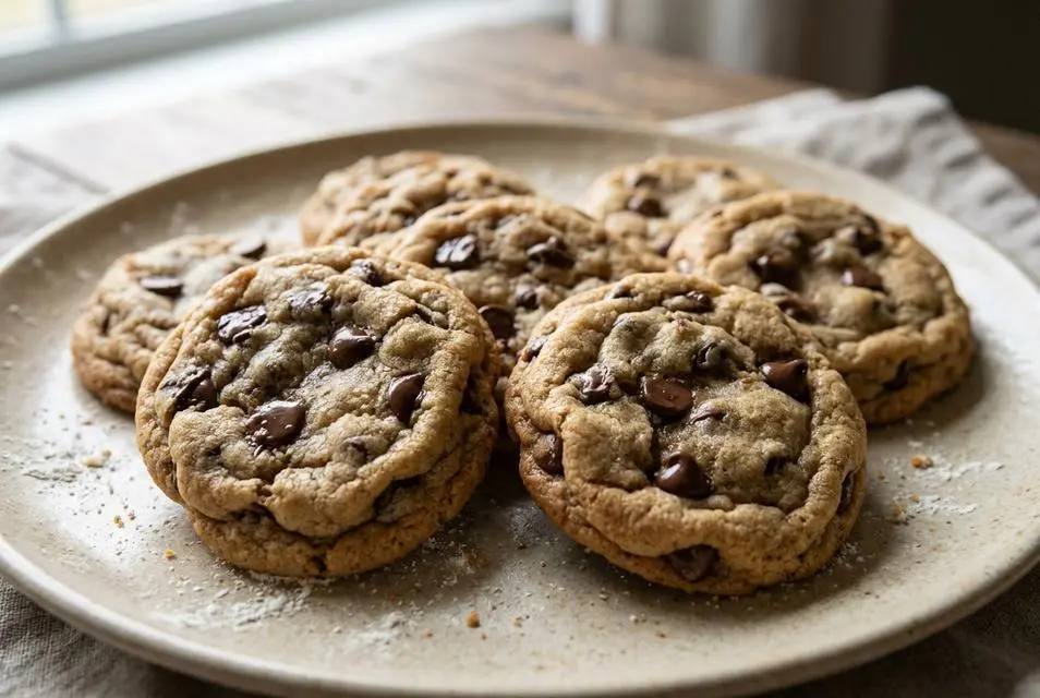 Thick, Soft, and Chewy Chocolate Chip Cookies