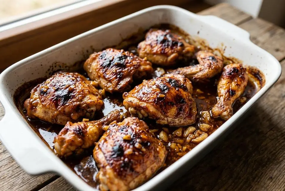 Caramelized Baked Chicken Legs/Wings