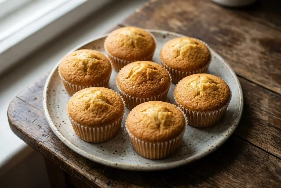 Jednoduché vanilkové cupcakes