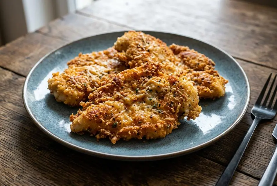 Sajtos csirkemellfilé parmezánnal