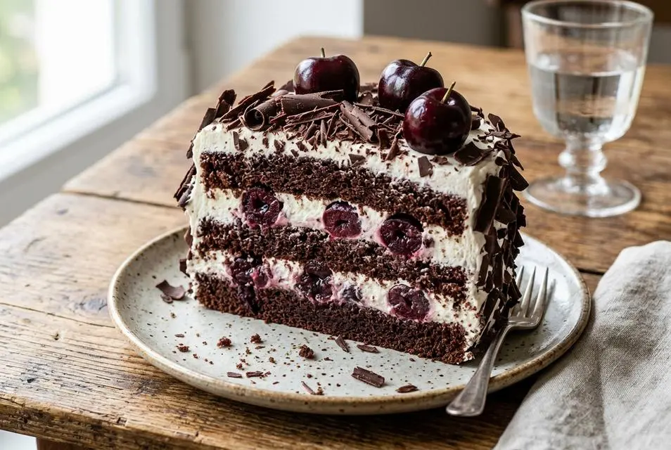 Authentic Black Forest Cake (Schwarzwald Kirsch Kuchen)