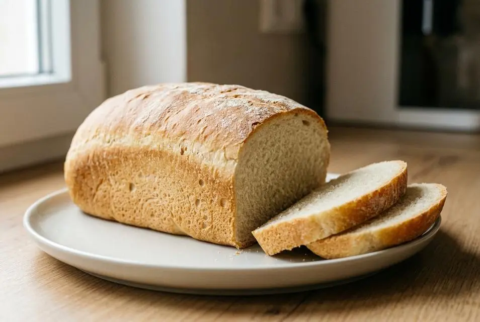 Mimoriadne mäkký biely chlieb (domáca pekáreň)