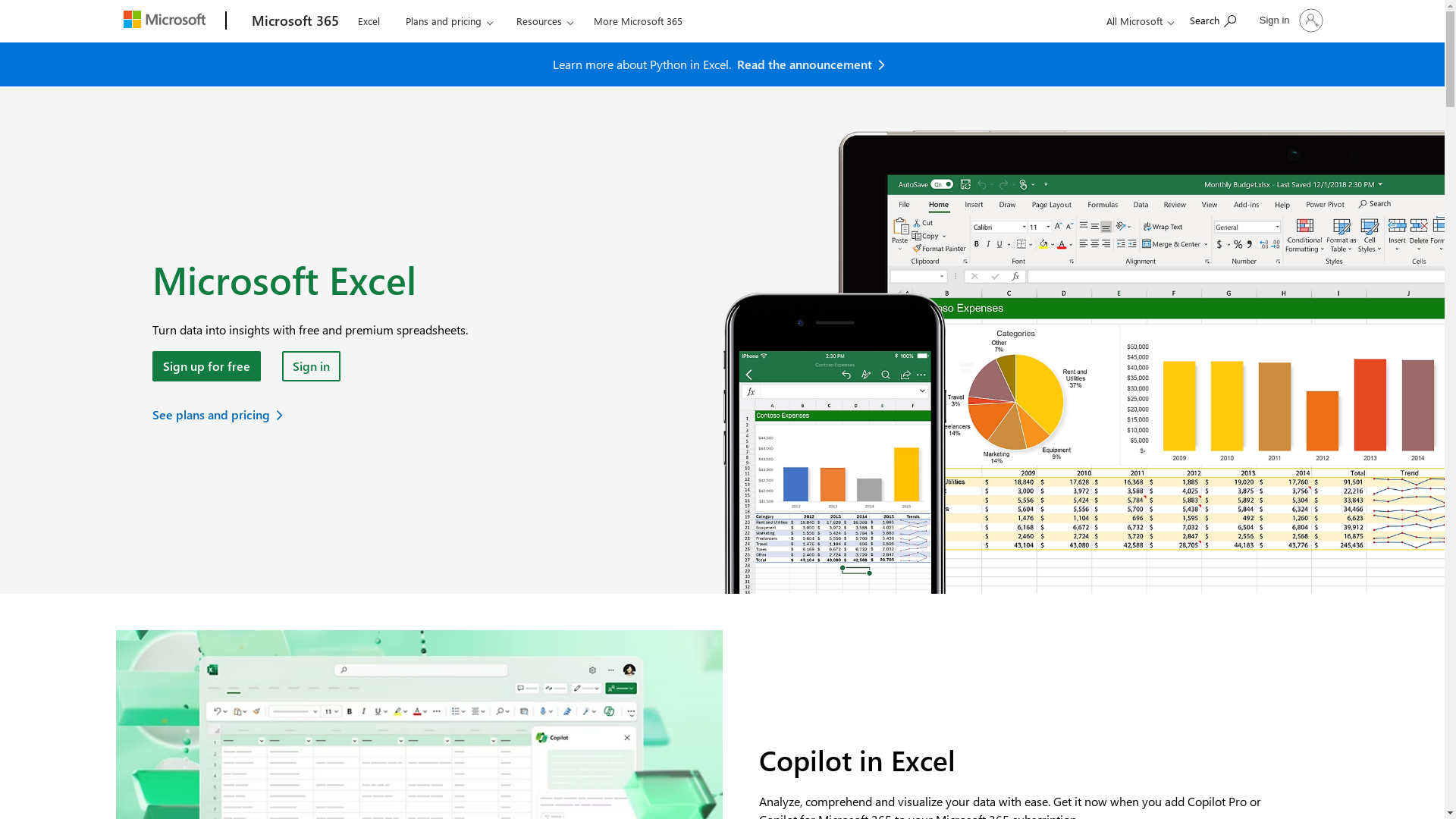 Microsoft Excel Screenshot