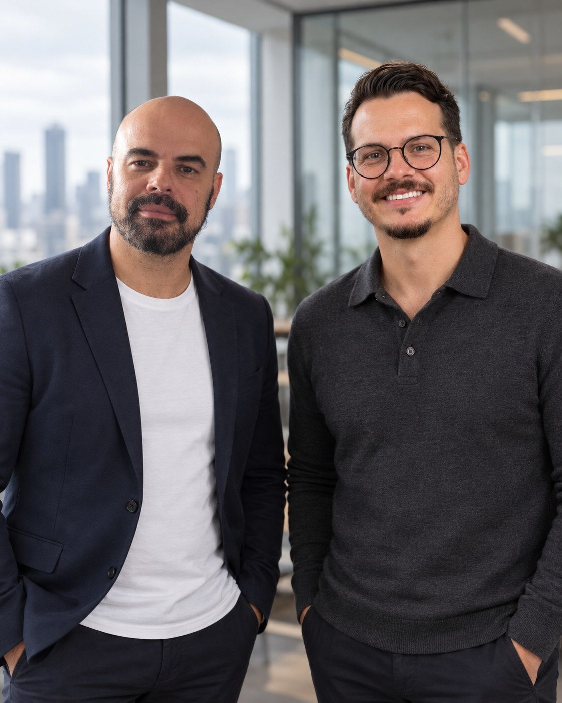 José Carlos de Miranda Junior e Samuel Rulli, fundadores da Cygnus