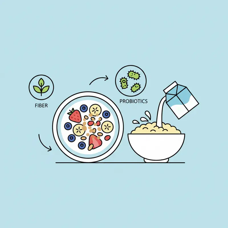 Healthy breakfast foods for gut