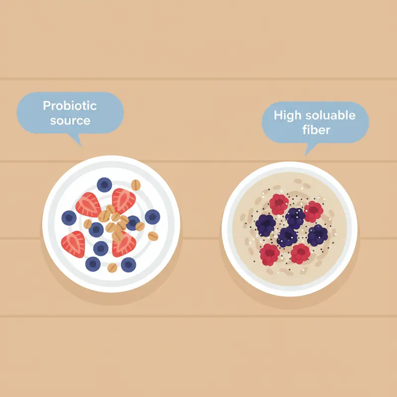 Healthy gut breakfast foods with key benefits