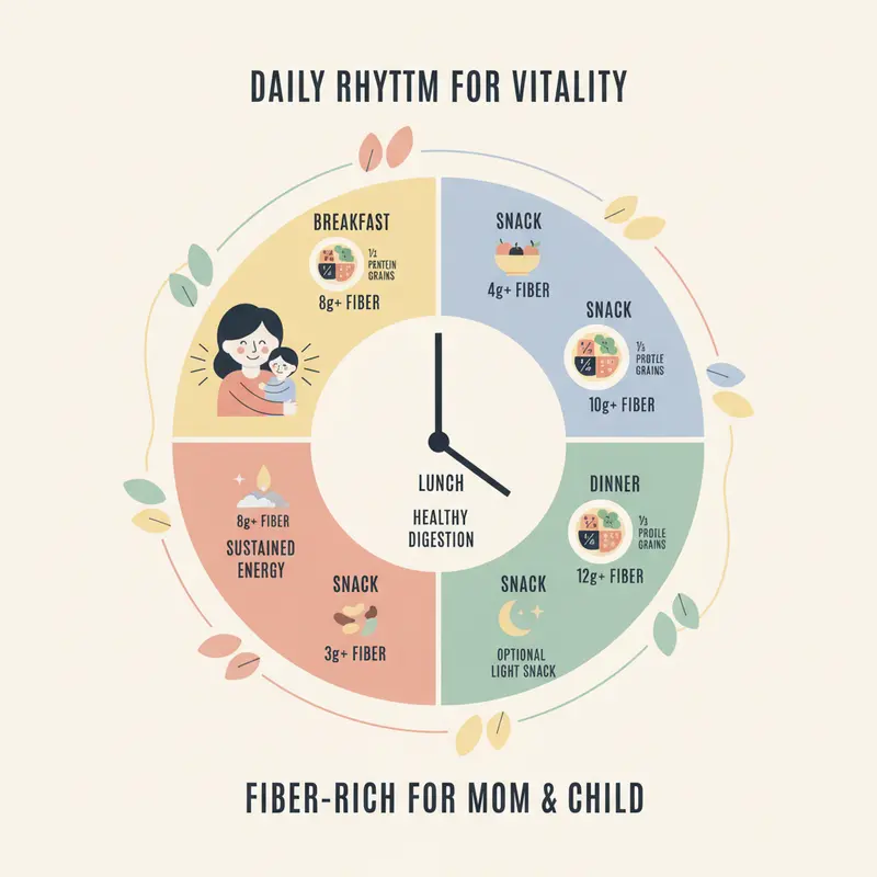 Meal timing and portion control for gut health