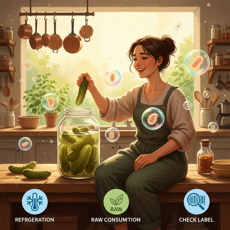 Tips for enjoying fermented pickles for gut health