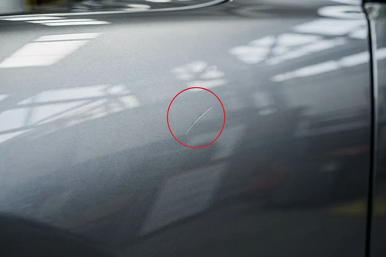 Scratch identification