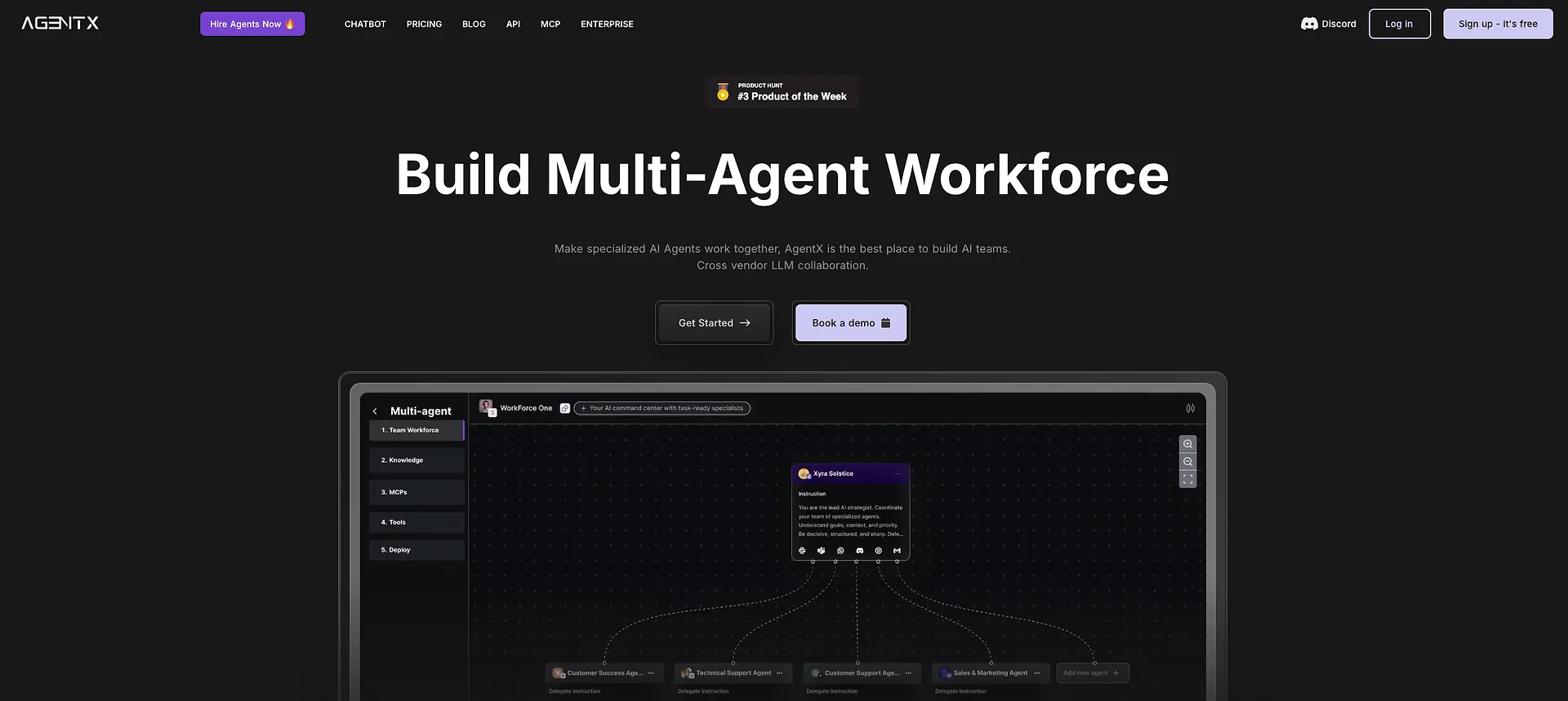 AgentX multi-agent workforce