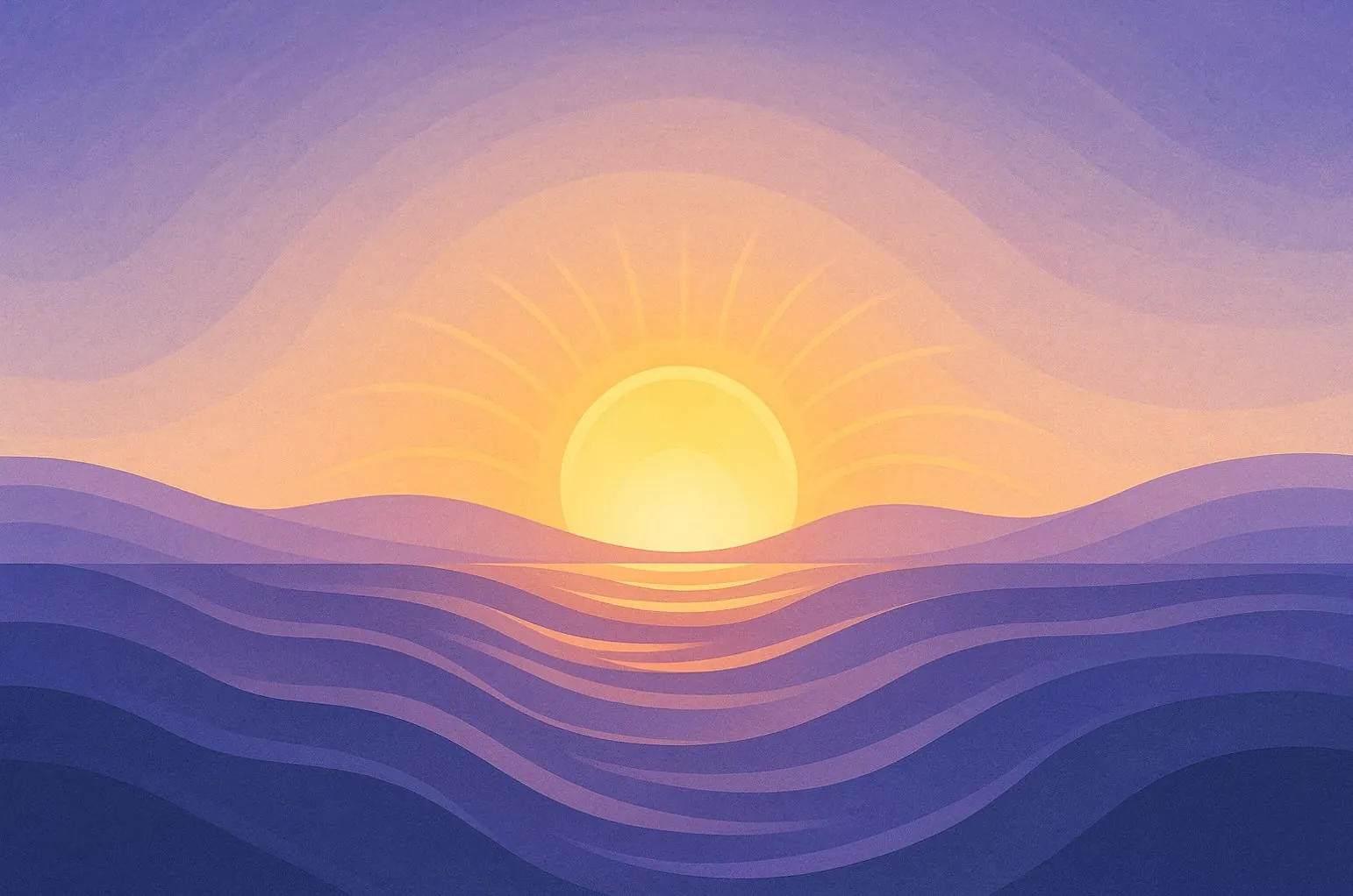Mindfullness sunset
