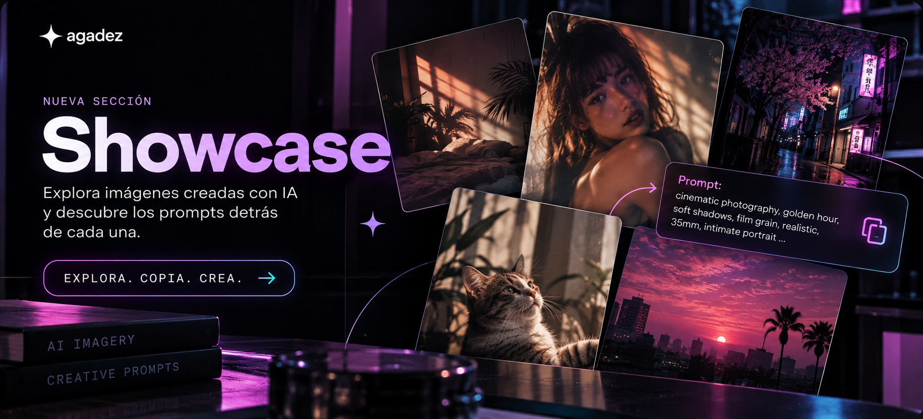 Showcase: Inspírate, roba nuestros prompts y crea con IA
