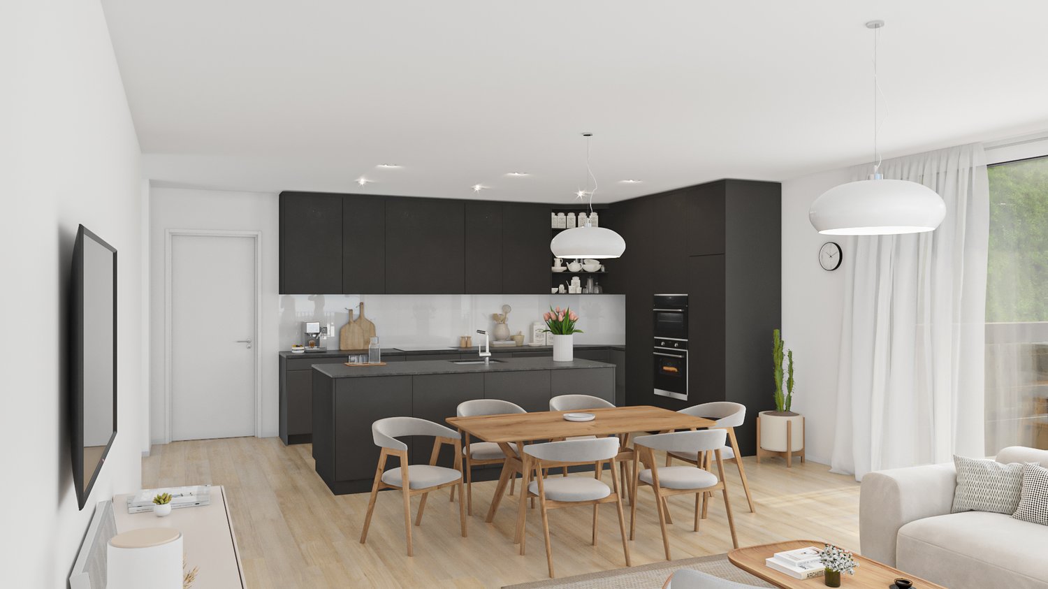 First occupancy 5.5-room apartment with a wide view – pohled 3