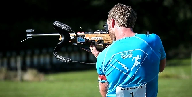 Skytte i Ballerup Biatlon 2015.