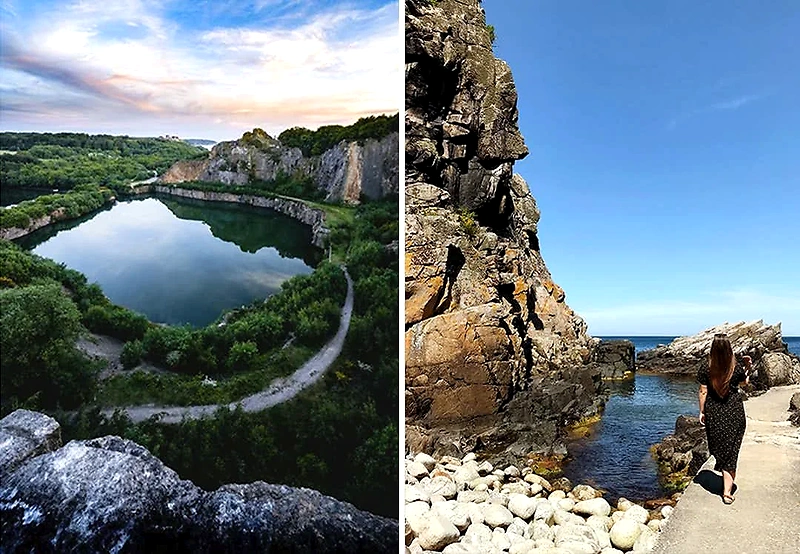 Smukke Bornholm landskaber. Perfekt til løb!