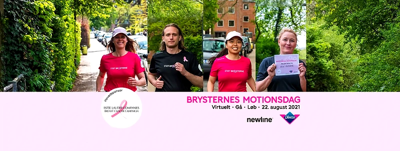 Brysternes Motionsdag 2021. Billeder af deltagere der går/løber.