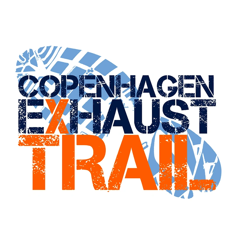 København Exhaust Trail logo. Fodtrid i design.