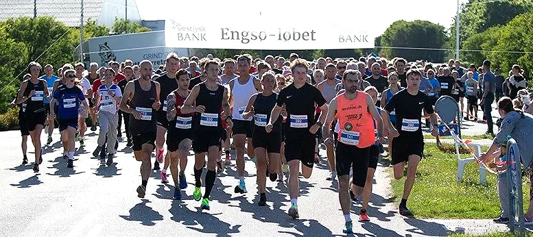 Løbere deltager i Engsø-løbet 2025.
