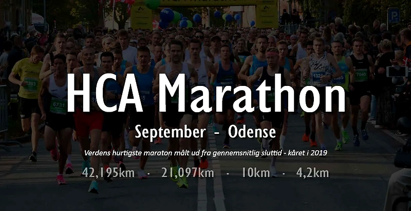 Løbere i HCA Maraton i Odense.