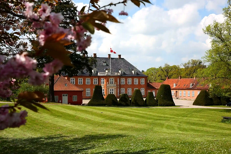 Langesø Slot, smukt løbslokation for Junglerun Fyn 2025.