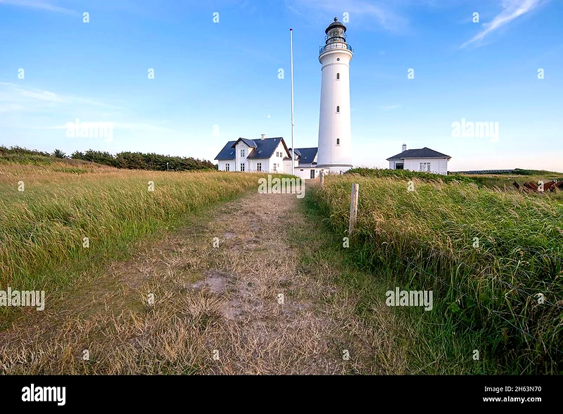 Hirtshals fyr, smukt billede relevant for Lighthouse Run.