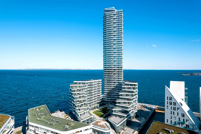 Lighthouse, Aarhus Ø. Løbslokation for Trappeløb 2025.