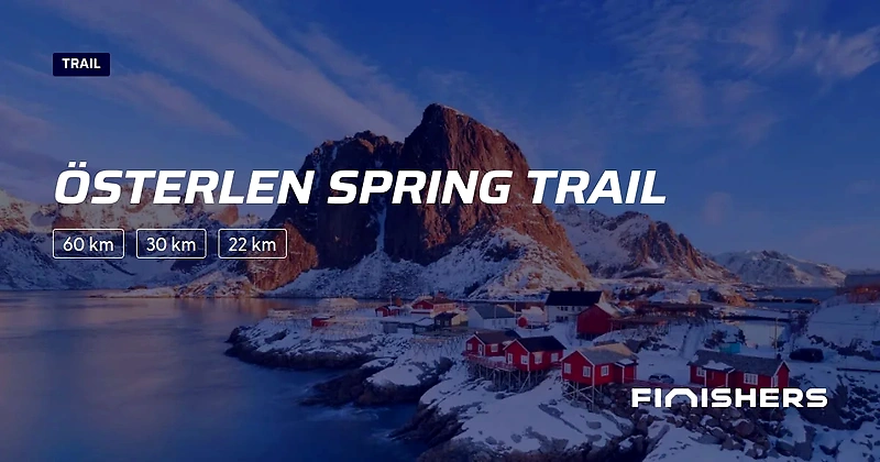 Beautiful picture of the Österlen Spring Trail race. Shows scenic surroundings.