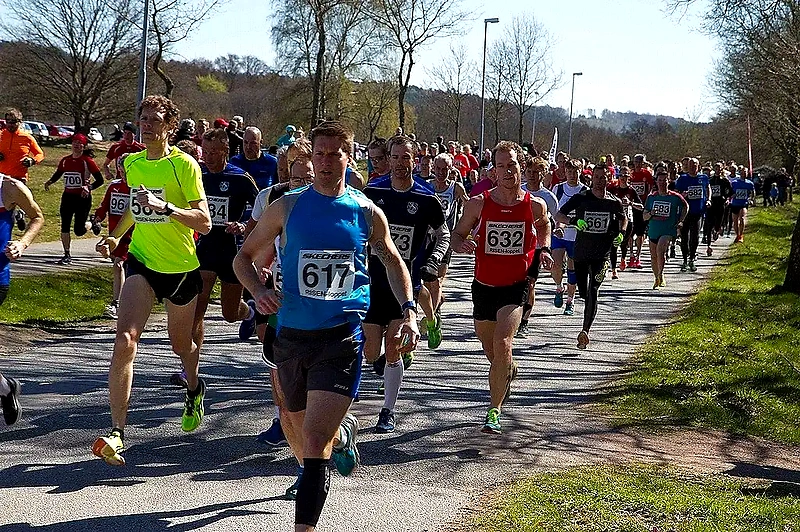 Løbere under RISEN-loppet 2025 i Genarp.