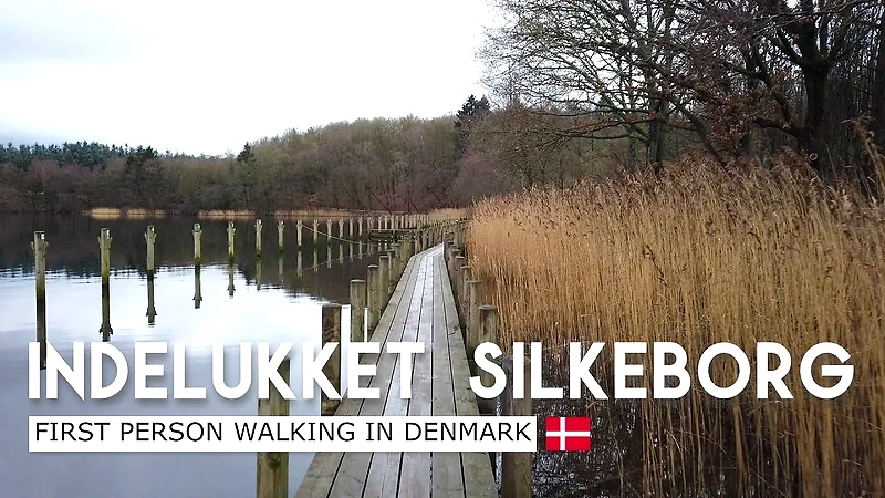Smukt billede af Indelukket i Silkeborg, hvor Silkeborgløbet starter.
