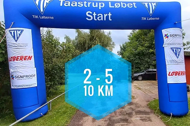 Start Taastrup Løbet, 10 km løb.